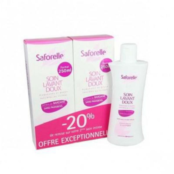 SAFORELLE Soin lavant doux 2x250ml