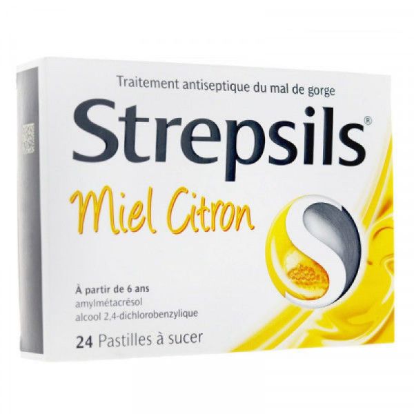 STREPSILS MIEL CITRON - 24 Pastilles