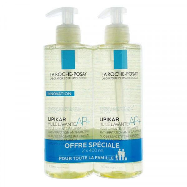 La Roche-Posay Lipikar Huile lavante AP+ 2 x 400 ml