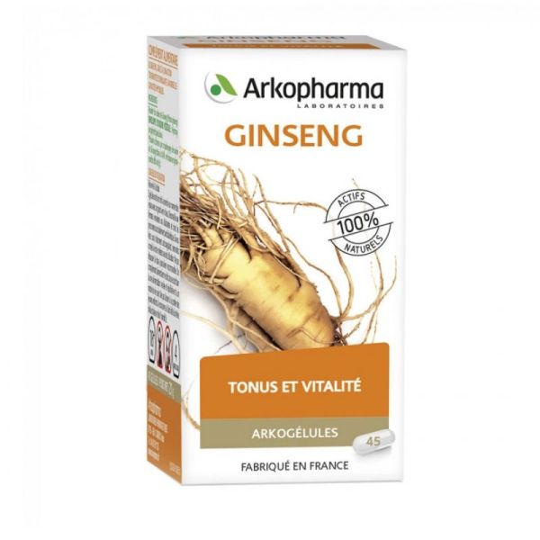 ARKOPHARMA GINSENG 45 GELULES ARKOGELULES