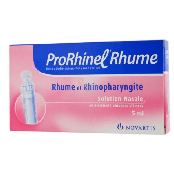 PRORHINEL RHUME, solution nasale