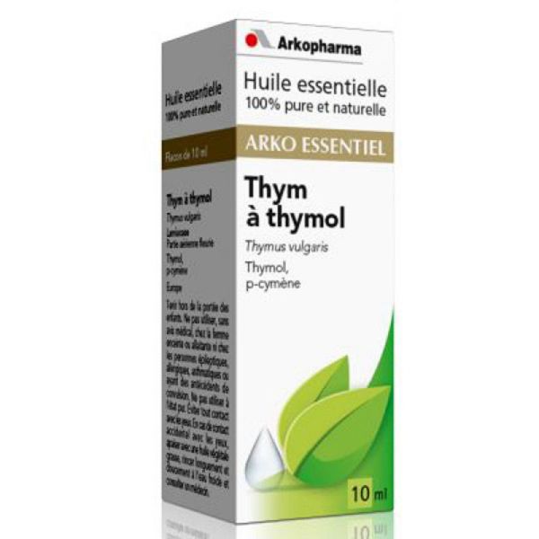 Arkopharma Arko Essentiel Huile Essentielle de Thym à Thymol 10 ml