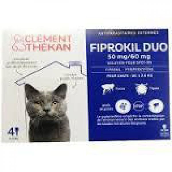 FIPROKIL DUO CHATS BOITE 4 PIPETTES