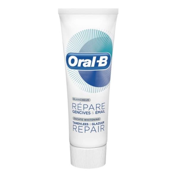 Oral B Dentifrice répare gencives et émail Blancheur 75ml