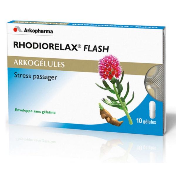 Arkopharma Arkogélules Rhodiorelax Flash 10 gélules