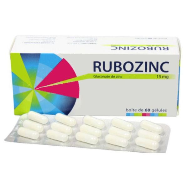 RUBOZINC 15 mg, 60 gélules