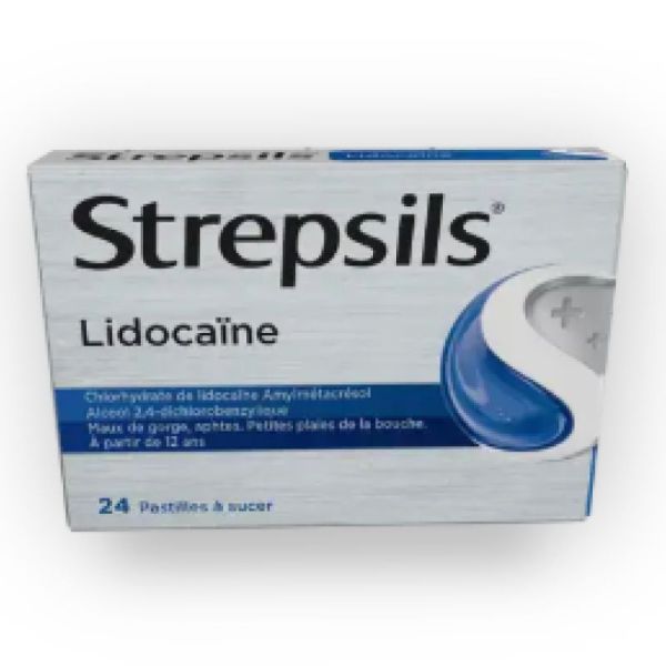 Strepsils Lidocaine pastilles boite de 24