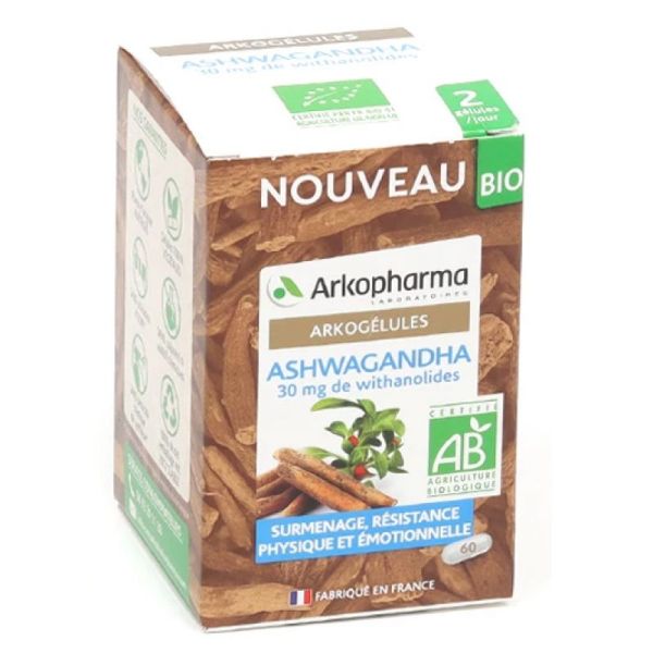 Arkogélules Ashwagandha 60 gél