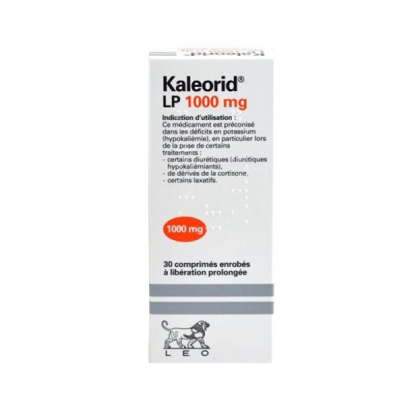 KALEORID LP 1000 mg, 30 comprimés à libération prolongée