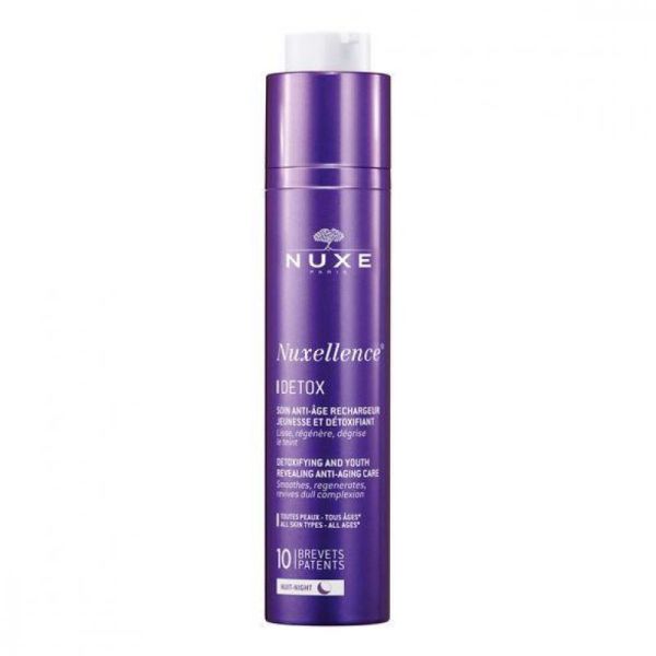 Nuxe Nuxellence DETOX soin anti_âge rechargeur jeunesse et détoxifiant 50ml