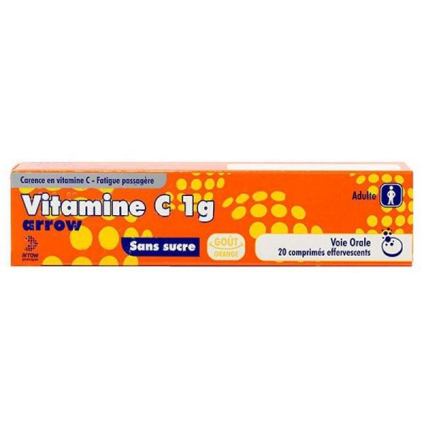 Arrow Vitamine C 1g 20 comprimés effervescents