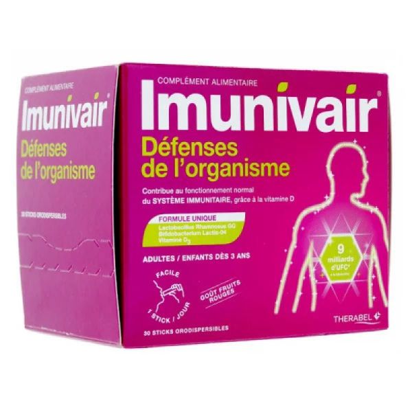 Imunivair défenses de l'organisme 30 sticks