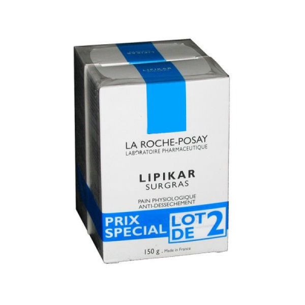 La Roche-Posay Lipikar Pain Surgras Lot de 2 x 150 g