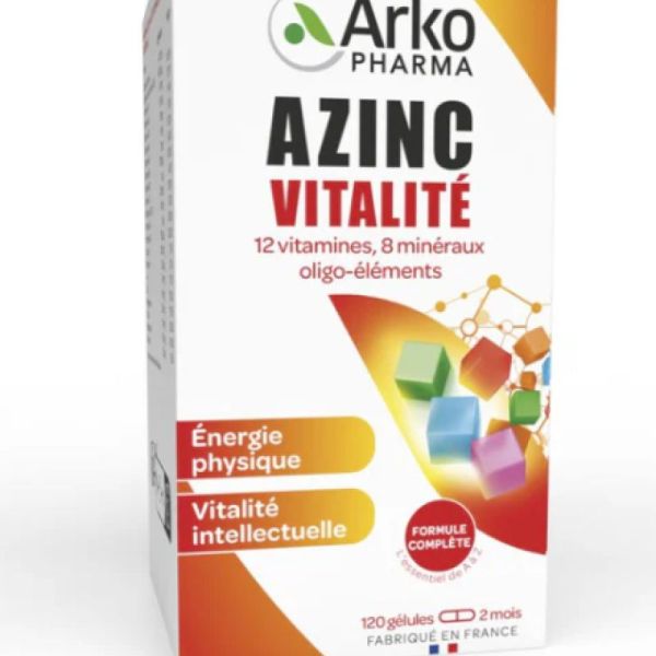 Azinc Forme et Vitalité 120 gélules