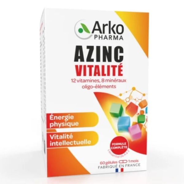 Azinc Forme et Vitalité 60 gélules