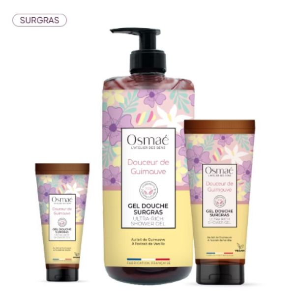 Osmae Gel Douche Surgras Douceur de Guimauve 1L