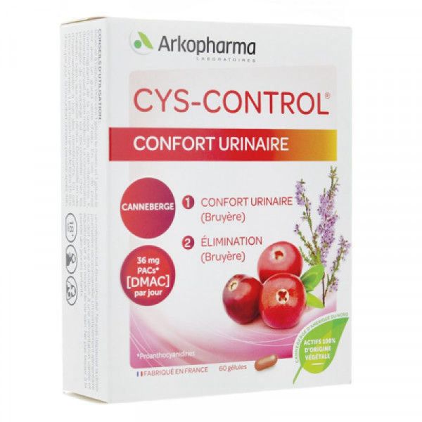 Arkopharma Cys Control confort urinaire 60 Gélules