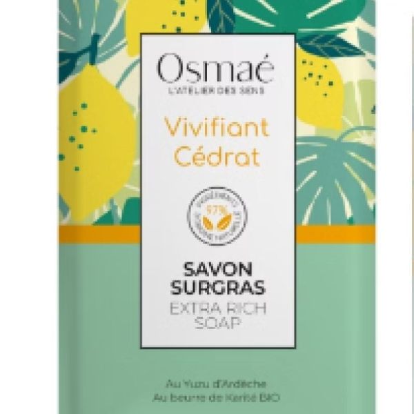 Osmaé Savon Surgras Vivifiant Cédrat Pain 200 G