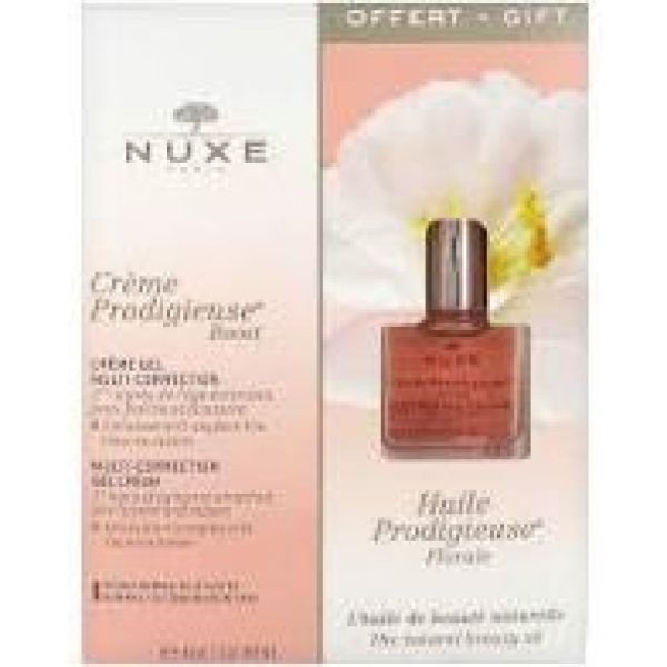 Nuxe Crème Prodigieuse Boost crème Gel + huile florale offert