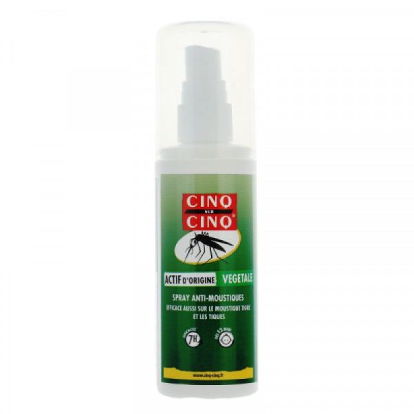 Cinq sur Cinq Lotion Spray anti-moustiques Formule au naturel (citriod