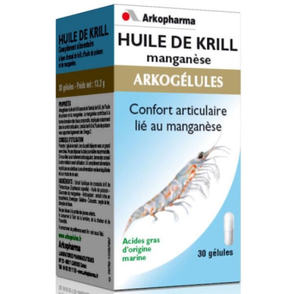 Arkopharma Arkogélules Huile de Krill 30 gélules