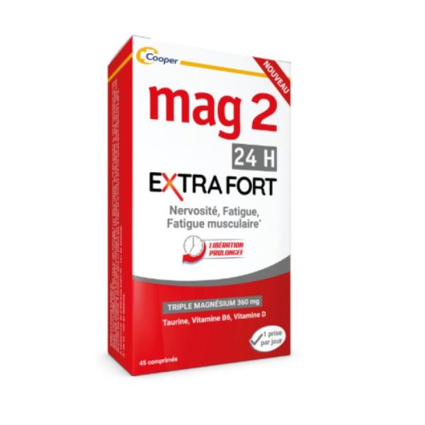 Mag2 24h Extra Fort 45 comprimés