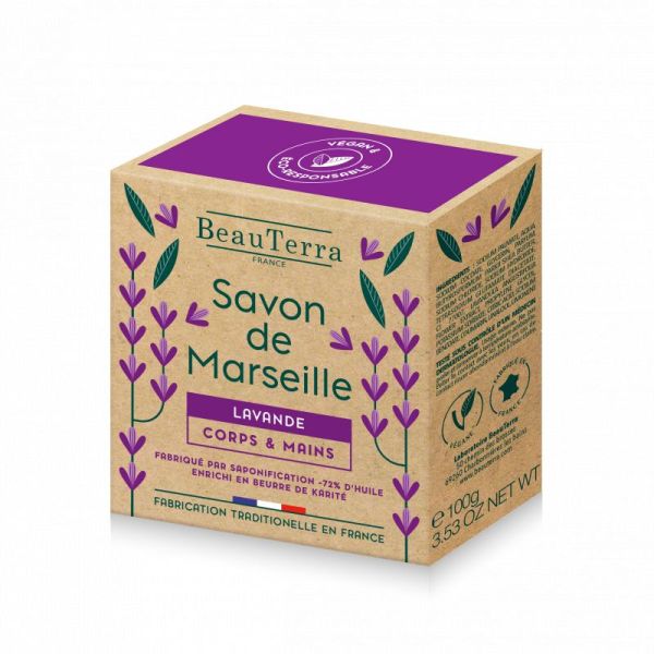 Beauterra Sav Marseille Lavande 100 Gr