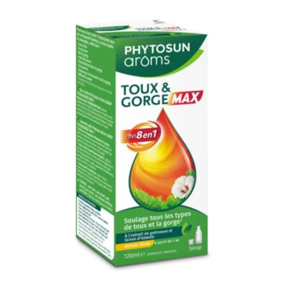 Phytosun Sirop Toux et Gorge Max 120ml