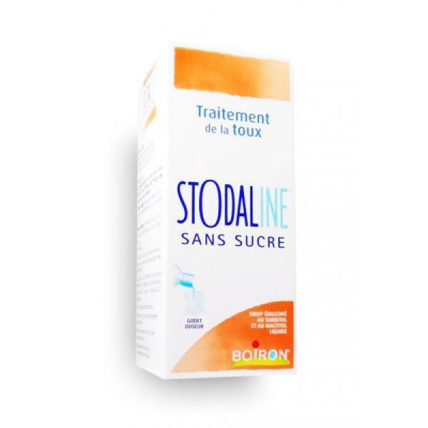 STODALINE SANS SUCRE, sirop édulcoré au sorbitol et au maltitol liquide