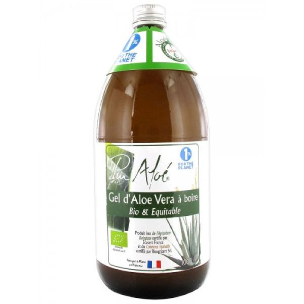 Aloe Vera Gel Bio Pasteurisé à Boire 1l