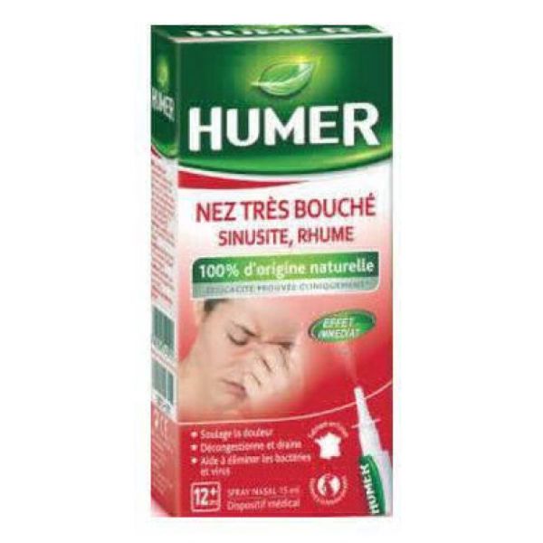 Humer Nez Très Bouché Sinusite 15 ml