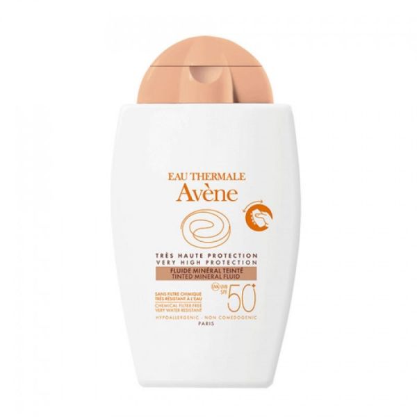 Avène Solaire Fluide Minéral Teinté SPF 50+ 40 ml