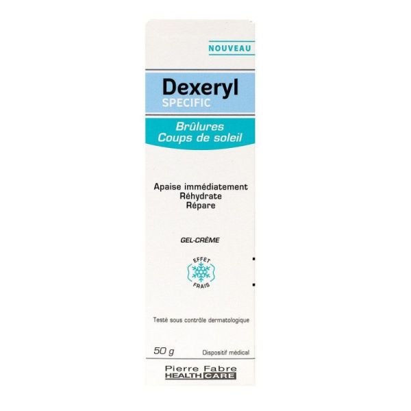 Dexeryl Specific Brulure Coups Soleil 50g