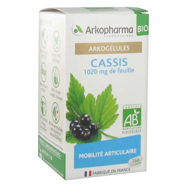 Arkogelules Cassis Bio Fl150 Gelu