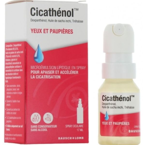 Cicathénol Spray oculaire yeux et paupières