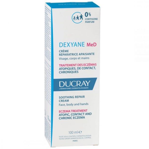 Ducray Dexyane Med crème réparatrice apaisante tube de 100ml