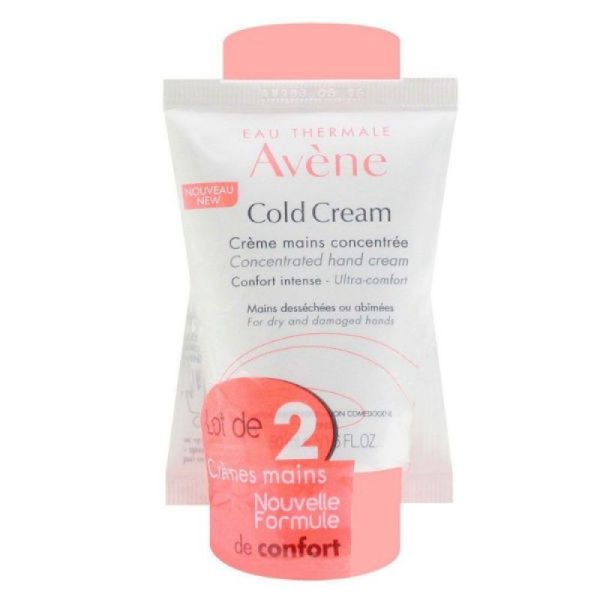 Avène Cold Cream Crème Mains Concentrée 2 X 50 ml