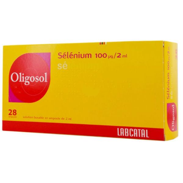 SELENIUM OLIGOSOL 100 microgrammes/2 ml, solution buvable en ampoule