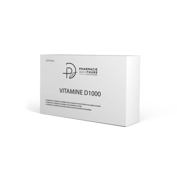 Vitamine D 1000U 30 perles