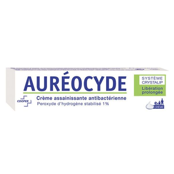 Cooper Auréocyde Crème Assainissante Antibactérienne 15g