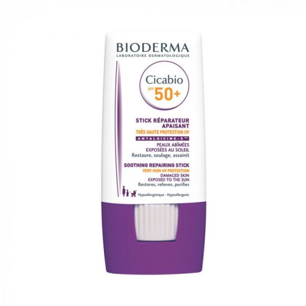 Bioderma Cicabio stick réparateur apaisant SPF 50+ 8 g