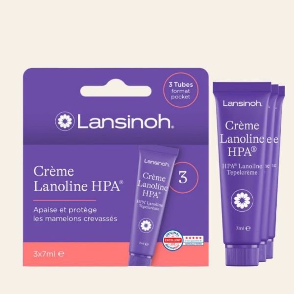 Lansinoh crème Lanoline 3x7mL