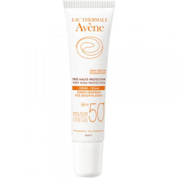 AVENE Crème solaire très haute protection zones sensibles SPF 50+ T/15ml