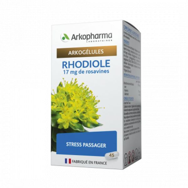 ARKOGELULES RHODIOLE Complément alimentaire antistress Boîte/45