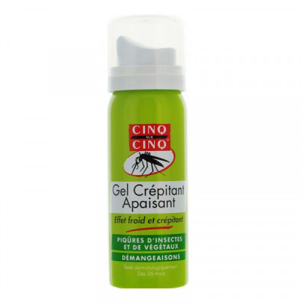 Cinq sur Cinq Natura gel crépitant apaisant piqûres 50 ml