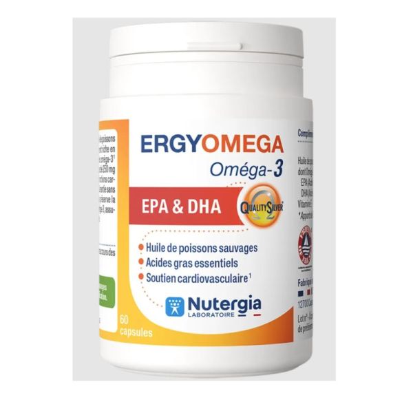 Ergyomega Omega 3 180 capsules
