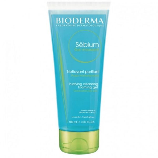 BIODERMA SÉBIUM GEL MOUSSANT NETTOYANT PURIFIANT 100 ML