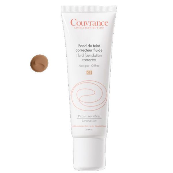 AVENE COUVRANCE SPF15 Fond teint correcteur fluide soleil T/30ml