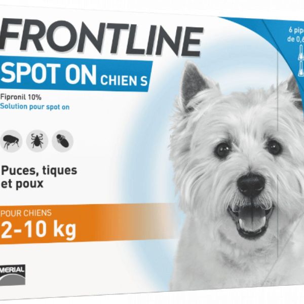 Frontline Chien S 2-10 Kg Bt 4