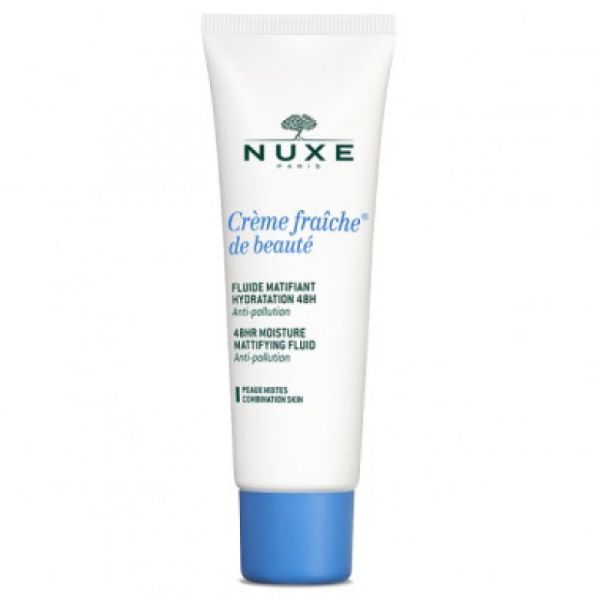 Nuxe Crème Fraîche de Beauté Fluide Matifiant Hydratation 48H 50 ml